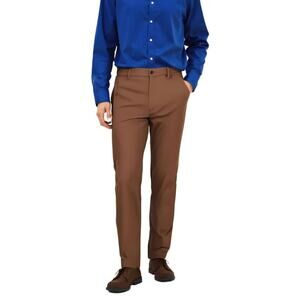 Michael Kors Men's Light Brown Cotton Stretch Major Casual Dress Pants W42 L32